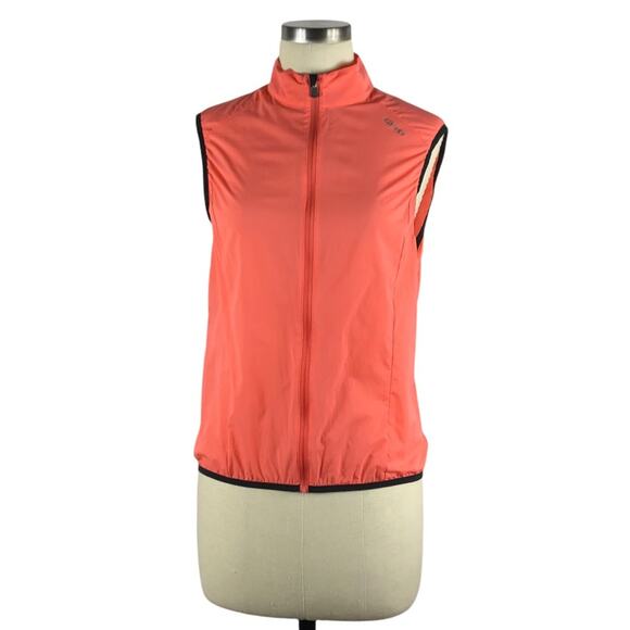 GIRO Chrono Expert Wind Women's Vest Peach XL Cycling Fitted Lightweight - Picture 1 of 6